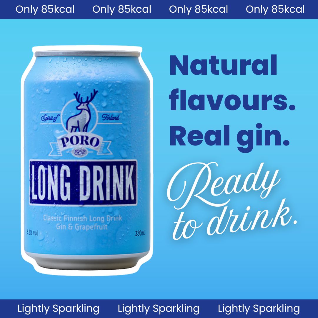 Smooth premium gin meets bright, zesty grapefruit — the taste is next-level, not too sweet, not too bitter. It’s Finnish tradition, crafted for the UK.